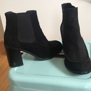 Shelly’s London Black booties!